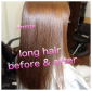 before＆afterロングヘア。