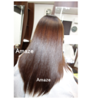 縮毛矯正のアフター写真